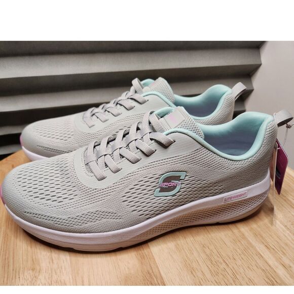 S Sport by Skechers Slip-On Sneakers | Women’s Size 10 | Memory Foam | Gray - Picture 1 of 6